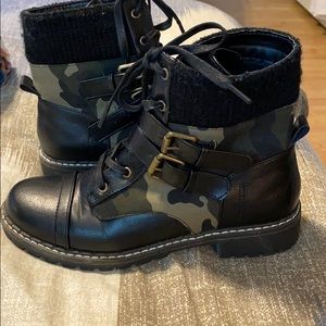 Camo Combat Boots